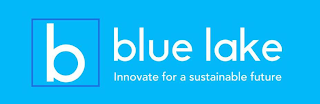 B BLUE LAKE INNOVATE FOR A SUSTAINABLE FUTURE logo