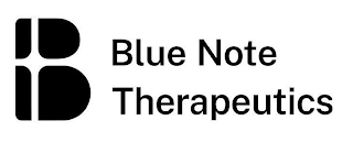 B BLUE NOTE THERAPEUTICS logo