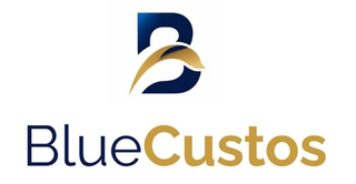 B BLUECUSTOS logo