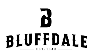 B BLUFFDALE EST. 1848 logo