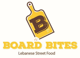 B BOARD BITES LEBANESE STREET FOOD logo