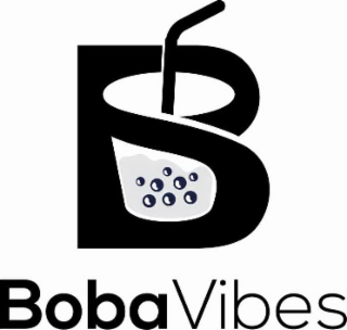 B BOBA VIBES logo