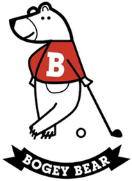 B BOGEY BEAR logo