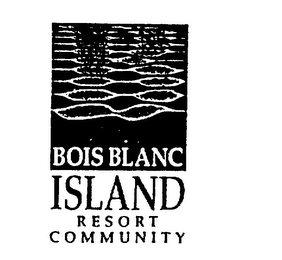 B BOIS-BLANC ISLAND RESORT COMMUNITY logo