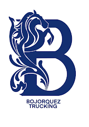 B BOJORQUEZ TRUCKING logo