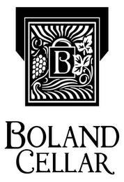 B BOLLAND CELLAR logo