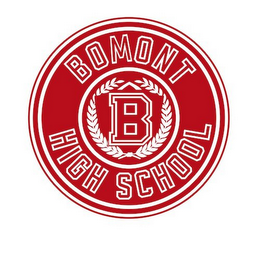B BOMONT HIGH SCHOOL logo