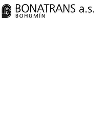B BONATRANS A.S. BOHUMIN logo
