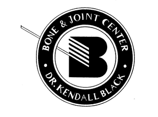 B BONE & JOINT CENTER DR. KENDALL BLACK logo