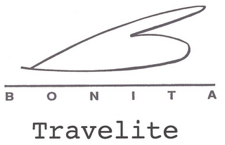 B BONITA TRAVELITE logo