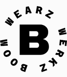 B BOOM WEARZ WERKZ logo