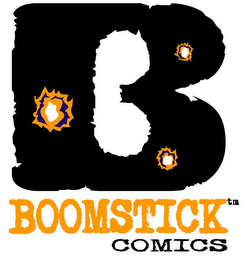 B BOOMSTICK COMICS logo