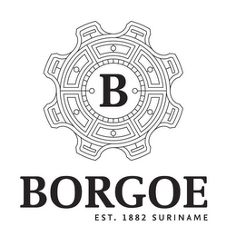 B BORGOE EST. 1882 SURINAME logo