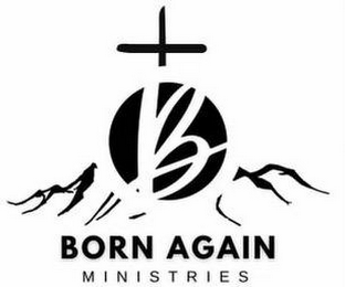 B BORN AGAIN MINISTRIES logo