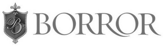 B BORROR logo