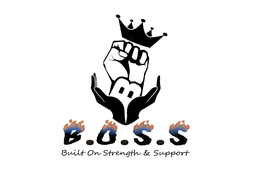 B B.O.S.S BUILT ON STRENGTH & SUPPORT logo