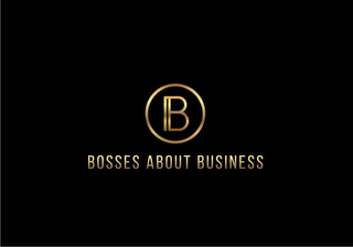 B BOSSES ABOUT BUSINESS logo