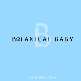 B BOTANICAL BABY HANDMADE WITH LOVE logo