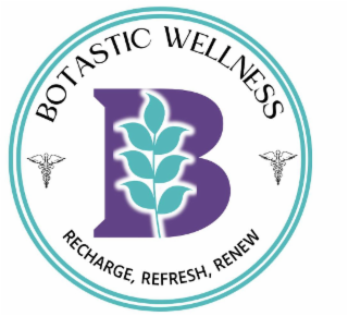B BOTASTIC WELLNESS RECHARGE, REFRESH, RENEW logo