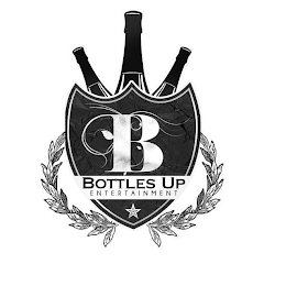 B BOTTLES UP ENTERTAINMENT logo