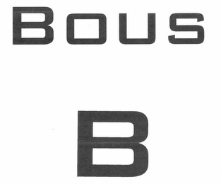 B BOUS logo