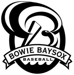 B BOWIE BAYSOX BASEBALL logo