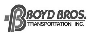 B BOYD BROS. TRANSPORTATION INC. logo