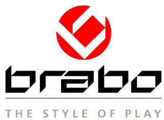 B BRABO THE STYLE OF PLAY logo