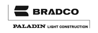 B BRADCO PALADIN LIGHT CONSTRUCTION logo