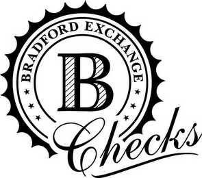 B BRADFORD EXCHANGE CHECKS logo