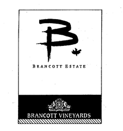 B BRANCOTT ESTATE IN VINO FELICITAS CARITAS BRANCOTT VINEYARDS logo