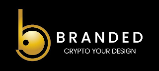 B BRANDED CRYPTO YOUR DESIGN logo