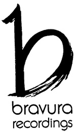 B BRAVURA RECORDINGS logo