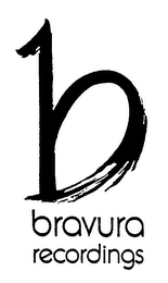 B BRAVURA RECORDINGS logo