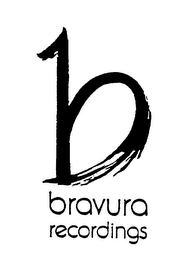 B BRAVURA RECORDINGS logo