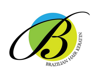 B BRAZILIAN HAIR KERATIN logo