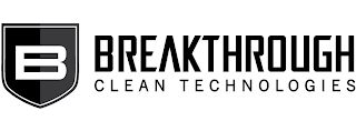 B BREAKTHROUGH CLEAN TECHNOLOGIES logo