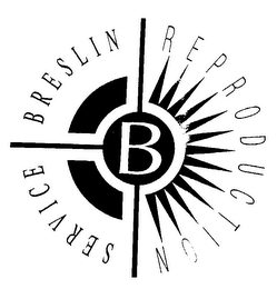 B BRESLIN REPRODUCTION SERVICE logo