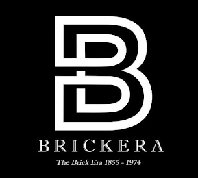 B BRICKERA THE BRICK ERA 1855 - 1974 logo