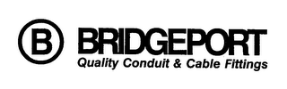 B BRIDGEPORT QUALITY CONDUIT & CABLE FITTINGS logo