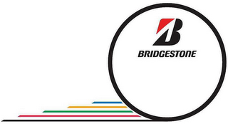 B BRIDGESTONE logo