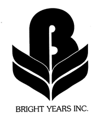 B BRIGHT YEARS INC. RED GREEN logo