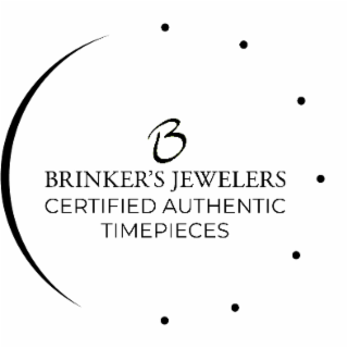 B BRINKER'S JEWELERS CERTIFIED AUTHENTIC TIMEPIECES logo
