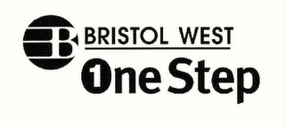 B BRISTOL WEST 1 ONE STEP logo