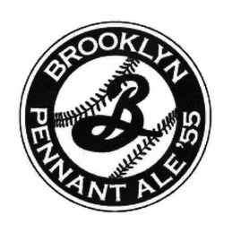 B BROOKLYN PENNANT ALE '55 logo