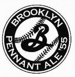 B BROOKLYN PENNANT ALE '55 logo