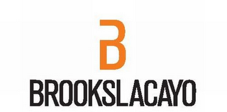 B BROOKSLACAYO logo