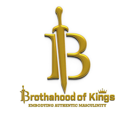 B BROTHAHOOD OF KINGS EMBODYING AUTHENTIC MASCULINITY logo