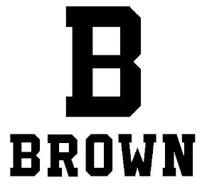 B BROWN logo