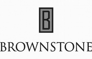 B BROWNSTONE logo